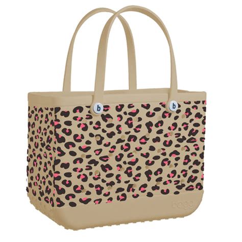 leopard bogg bag large